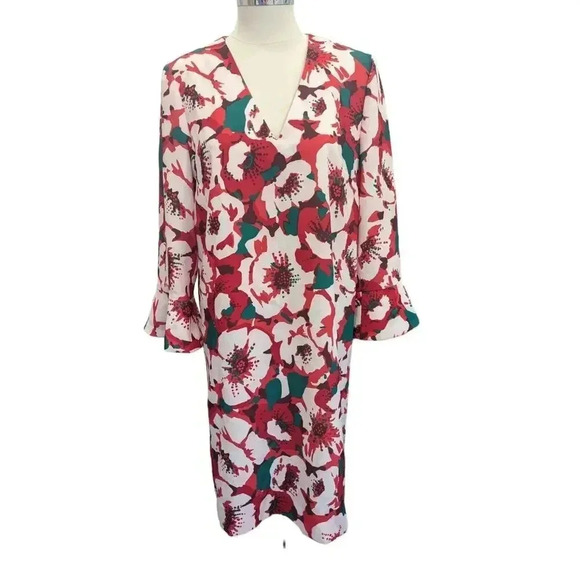 Draper James Amaryllis Floral Mini Dress size 8 NWT - Picture 1 of 9
